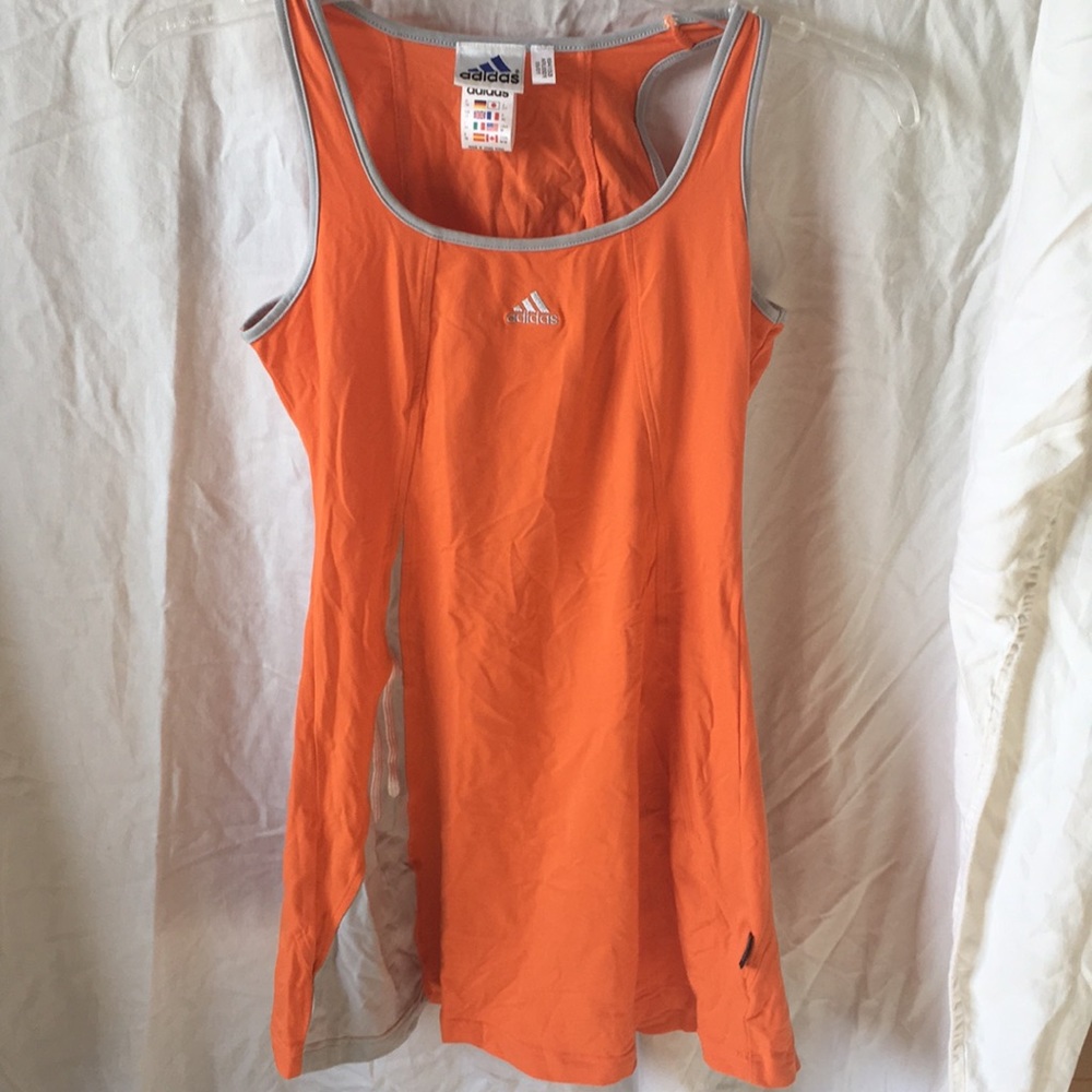 Retro workout orange Adidas dress